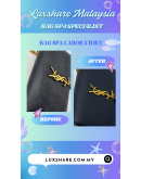 YSL YVES SAINT LAURENT KATE MEDIUM CROSSBODY BAG IN BLACK " BAG SPA SERVICE AND TREATMENT LEATHER"