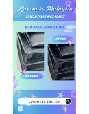 YSL YVES SAINT LAURENT CHAIN CROSSBODY BAG IN BLACK CROCODILE"NANO RESTORE AND TREATMENT LEATHER"