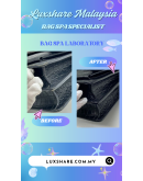 YSL YVES SAINT LAURENT CHAIN CROSSBODY BAG IN BLACK CROCODILE"NANO RESTORE AND TREATMENT LEATHER"