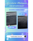 YSL YVES SAINT LAURENT CHAIN CROSSBODY BAG IN BLACK CROCODILE"NANO RESTORE AND TREATMENT LEATHER"