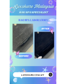 YSL YVES SAINT LAURENT CLUTCH IN BLACK CROCODILE LEATHER WITH SILVER HARDWARE" NANO RESTORE AND BAG SPA SERVICE"